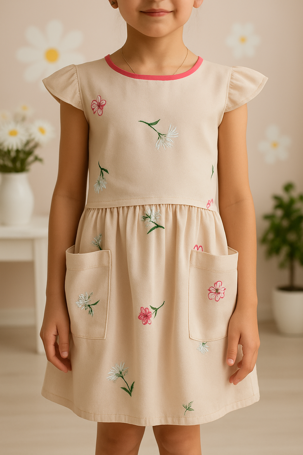 Ensemble "Fleur de Douceur" haut+ jupe