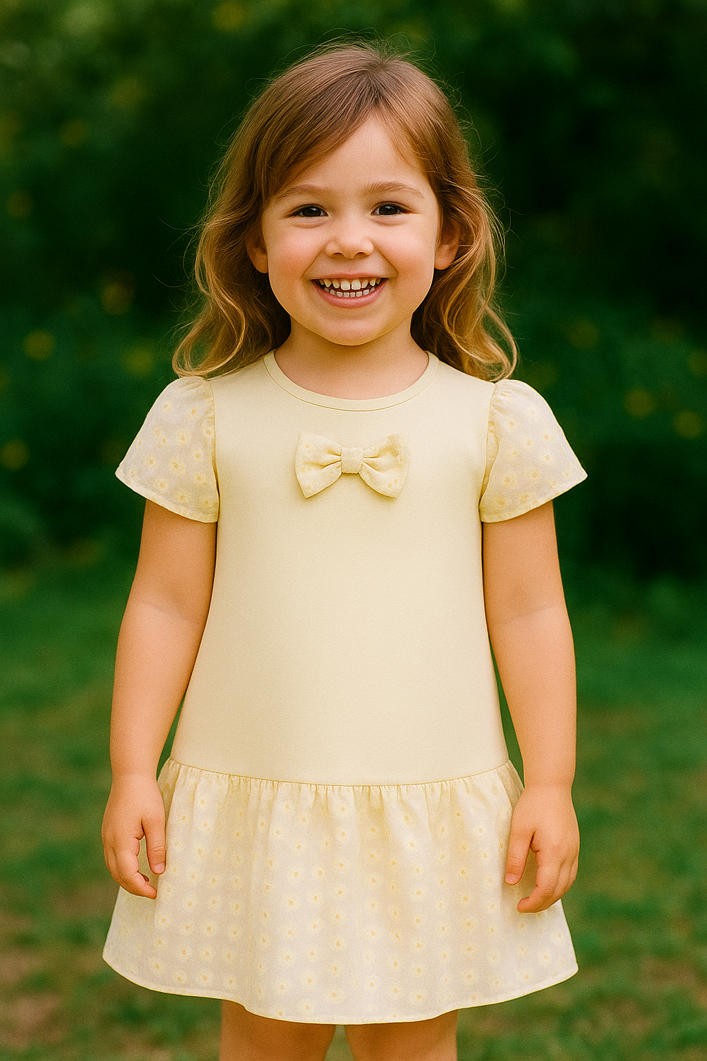 Robe "Éclat de Miel" jaune