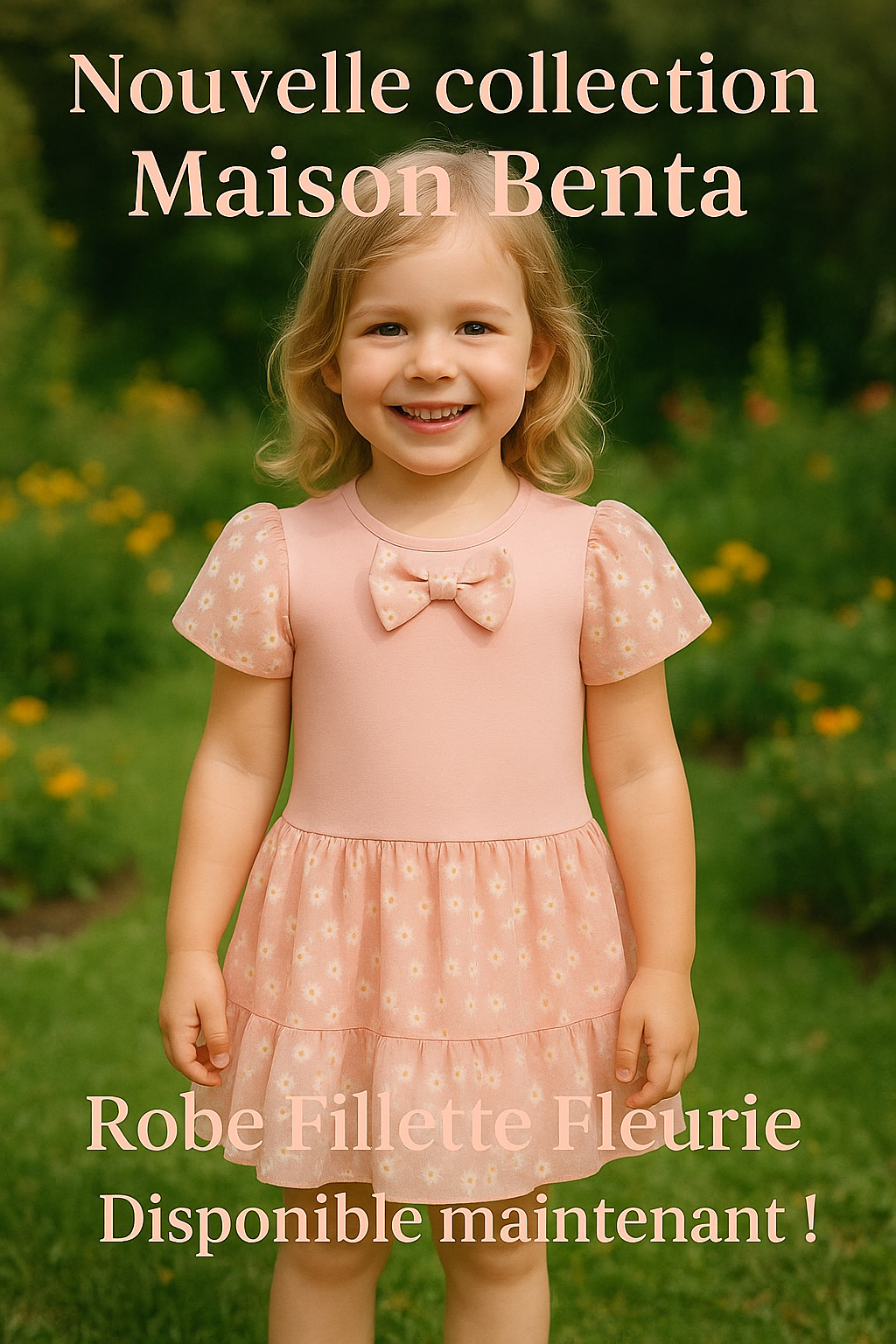 Robe "Éclat de Miel" Rose