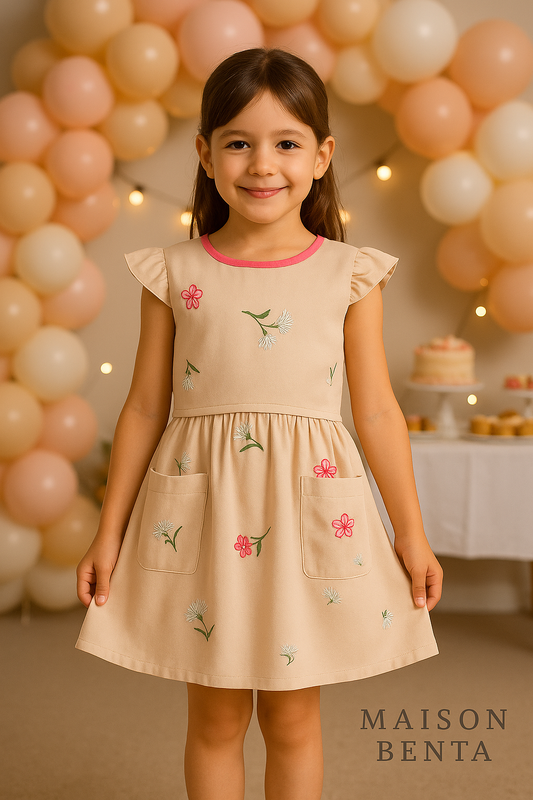 Ensemble "Fleur de Douceur" haut+ jupe