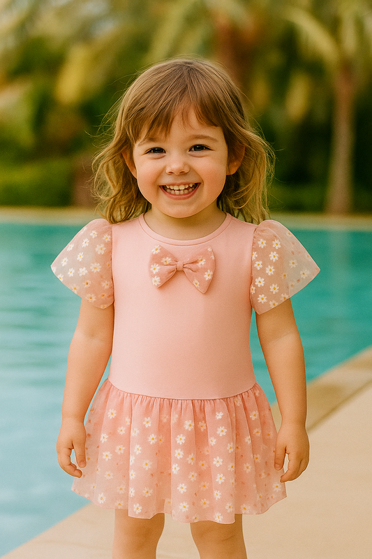 Robe "Éclat de Miel" Rose